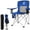 Blue, variant on BalanceFrom Folding Camp Chair,Portable Outdoor Chair,with Cup Holder & Carrying Bag,for Camping, Beach, Fishing, and Sports Events