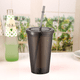 thumbnail image 4 of Vaso de doble pared con pajita, vasos de plástico, vasos de café helado reutilizables, vasos transparentes, 4 of 5