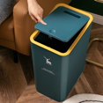 thumbnail image 2 of Hzsb 9L/12L Dog Proof Trash Basket with Lid Narrow Design Wide Opening Odor Blocking Waste Bin, 2 of 7