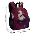 thumbnail image 2 of Terrifier Backpack 13 Inch Schoolbag High Quality Rucksack Bookbag Casual Shoulder Satchel for Daily Travel, 2 of 8
