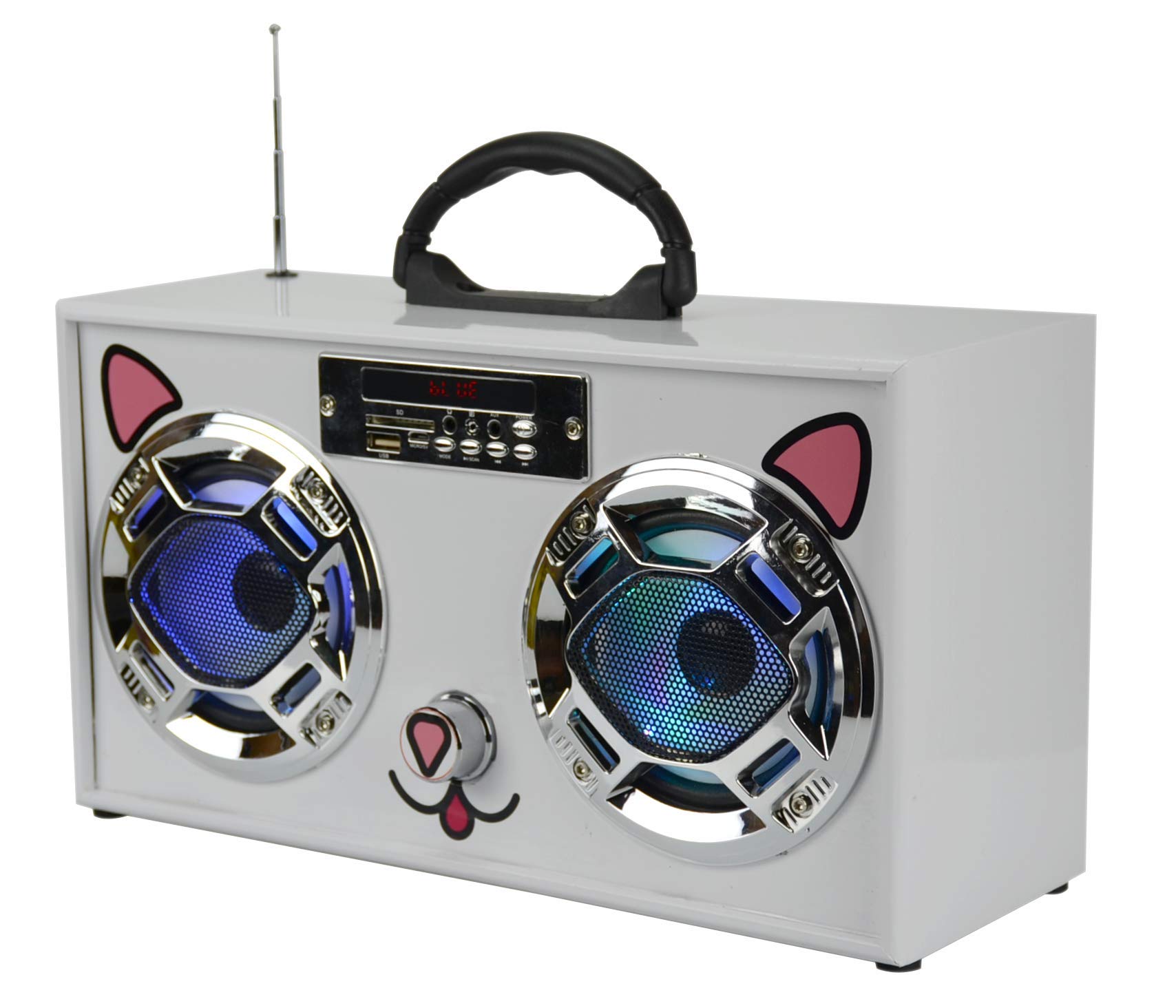 ラジオ・コンポ MINI BOOMBOX Amazon.com: Wireless Express - Mini Boombox with LED Speakers