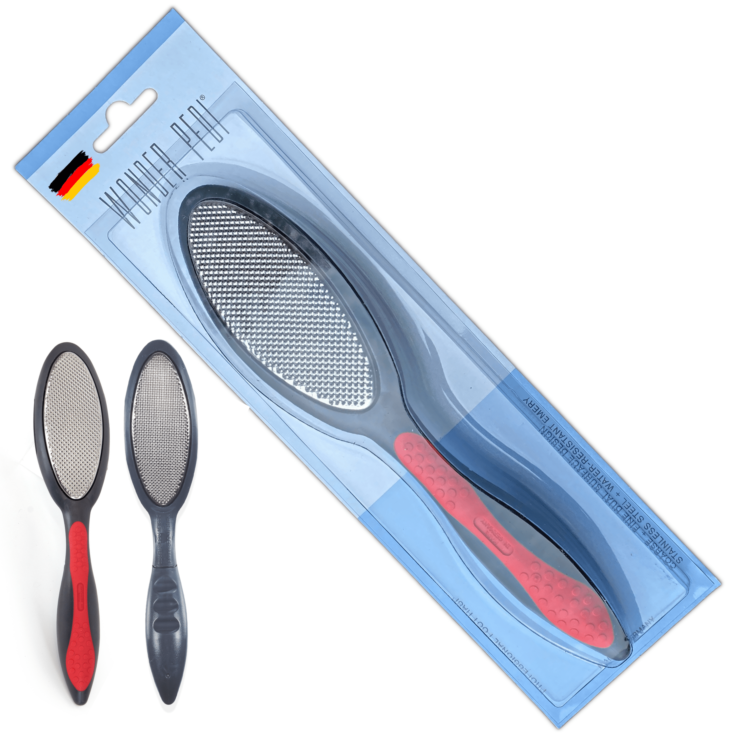 Wonder Pedi Double Sided Metal Foot File Feet Callus Remover Made in