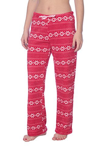 Active Club Womens Pajama Lounge Pants Plush Fleece Pajama/Lounge Pjs