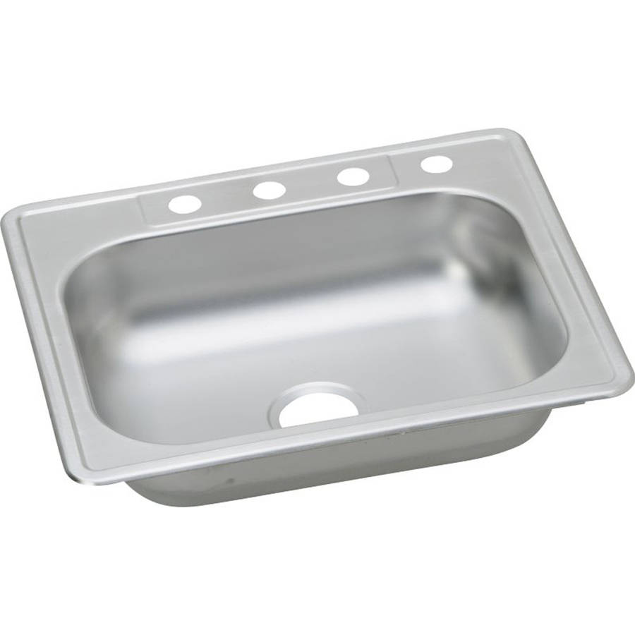 Elkay Kj125223 Kingsford Stainless Steel Single Bowl Top Mount