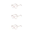 thumbnail image 2 of Minnieouse 1 par de gafas para mujer, triangulares, universales, HD, con estilo, protección solar, decorativas, a la moda, adorno para gafas, Type1 NO1, 2 of 6