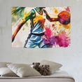 thumbnail image 3 of FANNA Paint Splatter Wall Tapestry 60x40in Soft Lightweight Decoration Living Room Bedroom Art Indoor Outdoor Wall Hanging 60x40in, 3 of 7