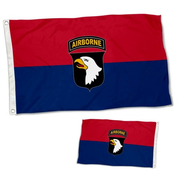 Dutern Double Sided 101st Airborne division Flag the United States Army Banner 3 Ply with Brass Grommets 3x5 Feet
