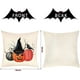 thumbnail image 3 of Piezas de Halloween Funda de cojín Funda de almohada Fundas de almohada de lino Decoración de calabaza Regalos Truco o trato Decoración para el hogar Fiesta Granja 18 X 18 pulgadas. Afortunado Sencillez, 3 of 4