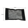 Auto Organizer Elastic String Net Bag Car Back Rear Trunk Storage Bag Mesh 25*25cm&black 25*25cm