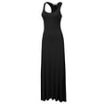 thumbnail image 2 of Doublju Women's Scoop Neck Racerback Tank Maxi Dress with Plus Size, 2 of 4