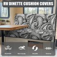 thumbnail image 4 of FOR U DESIGNS Polynesian Tribel Pattern RV Dinette Cushion Covers Wear-Resistan Camper Cushion Slipcover Comfortable Loveseat Sofa Chair Cover 1 Backrest Covers and 1 Bench Covers, 4 of 7