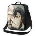 thumbnail image 1 of Disketp Swordsman Cool Dragon Bolsa Térmica Estampada para Almuerzo, Lonchera para Hombres y Mujeres Adultos, 1 of 7