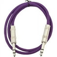 thumbnail image 2 of Seismic Audio SATRX-2, 6 Pack of Purple 2 Foot TRS Patch Cables, 2 of 2