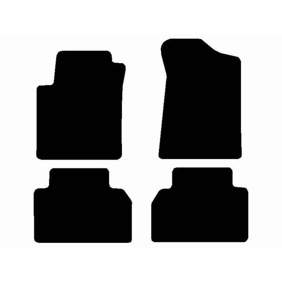 Auto Mats and Accessories Custom Fit Carpet Floor Mats Compatible with 2014–2024 Infiniti QX80 – 4-Piece Set (Black), Made in USA