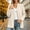 Beige plus size shacket for women a1, variant on Women's Plus Size Fall Winter Long Sleeve Open Front Coats Button Down Stand Neck Shacket Casual Warm Solid Basic Outdoor Jackets, Gray S