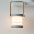 thumbnail image 2 of Luz nocturna táctil, diseño de linterna recargable, lámpara de mesa LED regulable de tres vías para dormitorio, sala de estar y estudio, 2 of 3