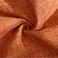 thumbnail image 4 of Hengtai Linen Solid Throw Pillowcase Orange Pillow Covers 18X18 Inch Set Of 2 Modern A, 4 of 6