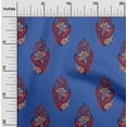 thumbnail image 1 of oneOone Cotton Flex Fabric Leaves & Floral Block Print Fabric BTY 40 Inch Wide, 1 of 6