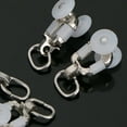 thumbnail image 4 of Baohd Roue de Glisseur de Rail de Rideau PP Durable pour une Utilisation Fluide Accessoires de Rideau Roue de Rail de Rideau L Carré 1Ensemble, 4 of 6