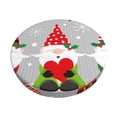 thumbnail image 1 of Balery Merry Christmas Gnome1 Fundas de asiento para taburete de bar redondo de tela de terciopelo ajustables que protegen de arañazos y manchas para sillas de 14 a 17 pulgadas.-13 inch, 1 of 7