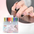thumbnail image 5 of RAGUPEL 12 Colors Nail Art Pens Set, New Nail Art Pens for Painting Nails, Nail Art Markers Doodle Pen, Nail Art Tools for Dotting Drawing Painting Point Liner Diy, Quick Dry, 5 of 7
