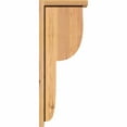 thumbnail image 3 of 5 1/2"W x 10"D x 26"H Crestline Smooth Corbel w/Backplate, Western Red Cedar, 3 of 9