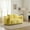 Yellow, variant on Giant Bean Bag Chair, 75" Memory Foam Loveseat Sofa with Pillows, Black