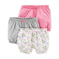 thumbnail image 1 of Pantalones cortos Simple Joys de Carter's para niñas de 18 meses (paquete de 3), 1 of 1