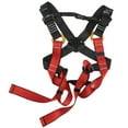 Black Red Polyester Children Full Body Climbing Harness Outdoor