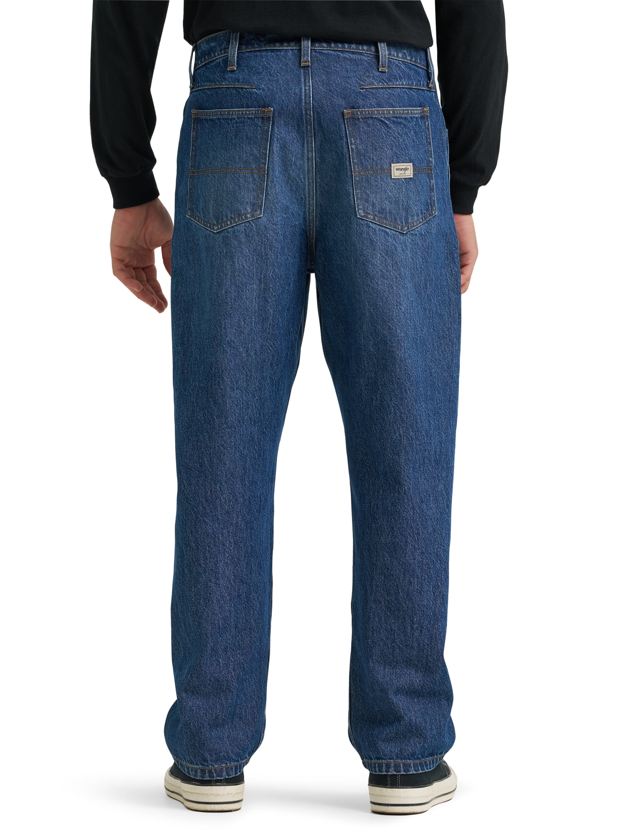Wrangler® Men's Relaxed Fit Denim Saddle Jeans