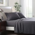 thumbnail image 2 of JML Luxury Deep Pocket 4-piece Bed Sheet Set Dark Grey Twin, 2 of 5