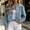 A277 Light Blue, variant on Trikvn Womens Cropped Denim Jacket Button Down Long Sleeve Vintage Shacket Coat Stand Collar Pleated Casual Fall Outerwear Flattering Trendy Fashion Streetwear