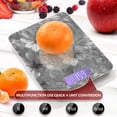 thumbnail image 5 of High Precision Digital Kitchen Scale Tempered Glass Food Scale Multifunction Scale Small Kitchen Appliances Silver Metal Flower Pattern, 5 of 7
