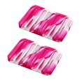 thumbnail image 1 of 2pcs Portátil Jabonera de Silicona para , Baño, Cocina Estante Almacena de Jabón Rosa Baoblaze  Jabonera de silicona, 1 of 8