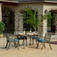 thumbnail image 5 of ARDEN ProFoam Essentials Outdoor Seat Cushion 20 x 20, French Blue Texture, 5 of 7