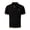 Black, variant on Zimjoy Men's Ice Silk Breeze Polo Shirt Short Sleeve Collared Textured Top Stretch Quick Dry Beer Belly Friendly Golf Shirts for Summer Business Casual Dark Gray M