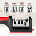 thumbnail image 4 of AGCAN 2 Pack Knife Sharpener, 4-Stage Kitchen Knife Sharpeners with Non-slip Base, Knife Sharpening System for Kitchen Knives, Scissors, 4 of 11