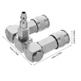 thumbnail image 2 of YSNOOWE Accesorio De Compresor Aire Con Conector Giratorio 360 Y Universal Color Plata, 2 of 8