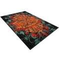 thumbnail image 3 of RUGSOTIC CARPETS MACHINE MADE HEATSET POLYPROPYLENE AREA RUGS - 4'x6', Rectangle Shape, Multicolor Color, Floral Modern Design, High Pile Machine Made Area Rugs for Living Room, Bed Room (M00012), 3 of 7