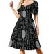 thumbnail image 2 of Vestido de verano de manga corta con diseño moderno y bonito de refresco de cola dietético para mujer, vestido de fiesta, vestido de boda para fiestas., 2 of 7