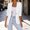 White, variant on Drovellove Plus Size Women's Notch Lapel Long Sleeve Blazer Jacket - Slim Fit Button Down Lightweight Work Blazer for Office Business Casual, Commute & Professional Style
