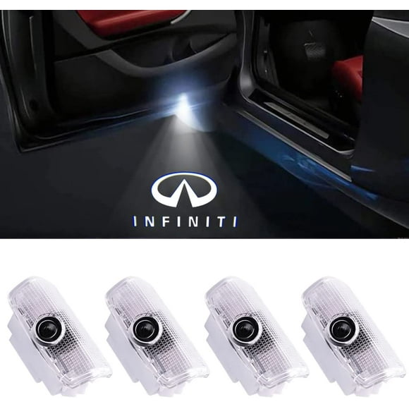Car LED Door Logo Projector Ghost Shadow Lights For Infiniti G M Q FX EX QX Series(4-Pack)