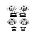 thumbnail image 3 of PowerStop Front and Rear Z23 Evolution Sport Carbon-Fiber Ceramic Brake Pad and Drilled & Slotted Rotor Kit Fits: JEEP Select Models K2150, 3 of 10