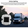 thumbnail image 3 of 2 Pcs Feux de Route Solaires, Feux de Signalisation Blancs Brillants pour Allée Étanches Sans Fil, 3 of 5