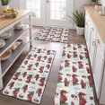 thumbnail image 2 of Red Christmas Farm and Truck Pattern Kitchen Rugs Sets Of 3,Kitchen Runner Rugs Non Skid Washable,Decorative Kitchen Floor Mats for Kitchen,Sink,Laundry,17"x30"+ 17"x47" + 17"x59", 2 of 6