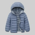 thumbnail image 2 of Jinhomg Kids Boy Girl Hooded Puffer Jackets Lightweight Winter Down Jacket Full Zip up Waterproof Coat Padded Comfy Warm Outwear, 2 of 7