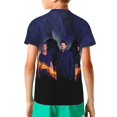 thumbnail image 5 of Supernatural Kids T-Shirt 3d Printed Graphic T-Shirts Boys And Girls Short Sleeve Shirts For Youth Kids X-Small, 5 of 7