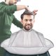 thumbnail image 2 of 1 capa de corte de pelo para adultos/niños, capa de delantal de afeitado de barba, capa de peluquería con diseño de paraguas, 2 of 4
