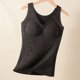 thumbnail image 1 of Ropa interior térmica para mujer, de poliéster, con cuello redondo, almohadilla para el pecho, cálida y calefactora., 1 of 7