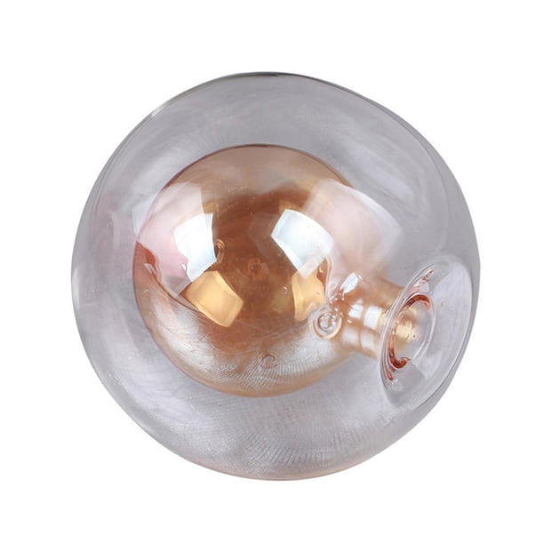 Ounissouiy Lampshade Cover Ceiling Light Fixture Office Glass Lamp Globe Shade Bedroom Iluminación novedosa Marrón 80 mm